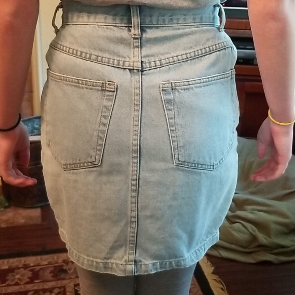 Light denim mini skirt size 5/6 with a thin waist